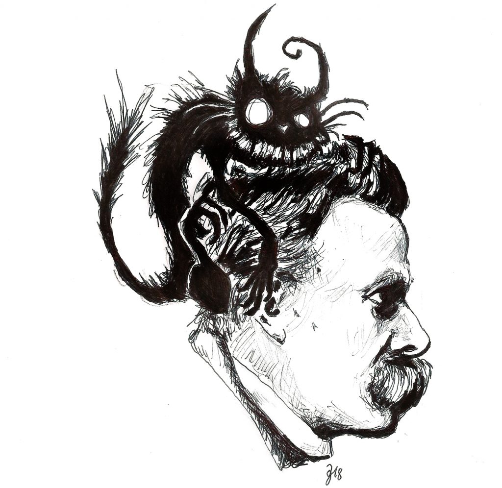 #nietzsche #nightmare #grafik #graphic #tattoo #annegeorgius #corpusdelicti #principia.discordia