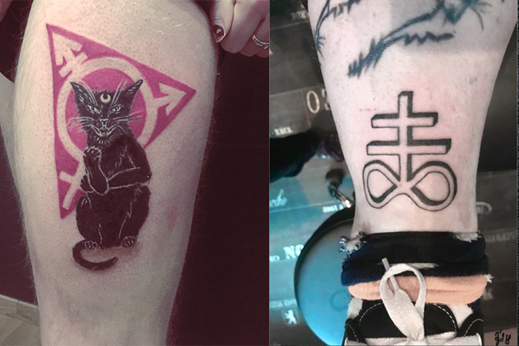 #fightfeminism #feminismtattoo #kittentattoo #kitten #leviathancross #churchofsatan #leipzigtattoo #tattooleipzig #bodyart #conceptualbodyart #tattoo #annegeorgius #corpusdelicti #arte.corpus.delicti