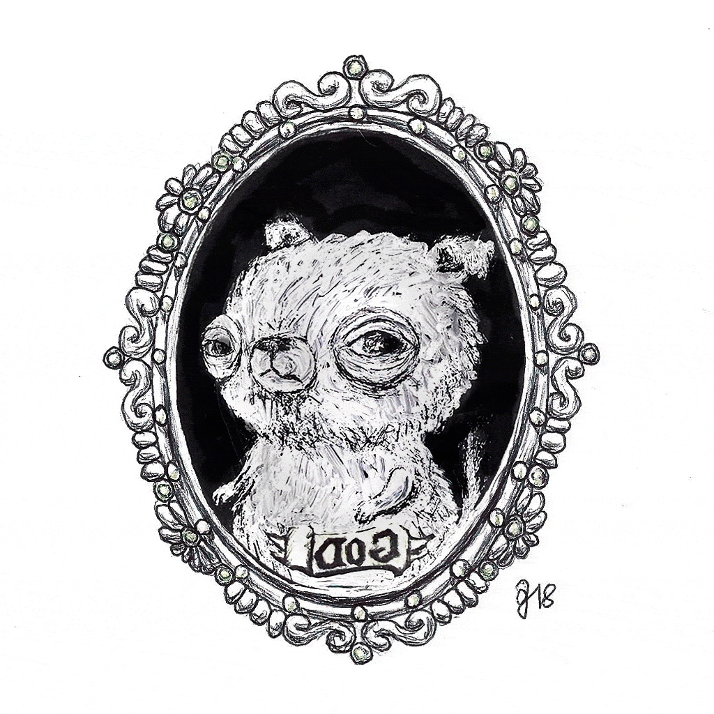 #blacklighttattoo #uvtattoo #invisibletattoo #dog #god #mirror #grafik #graphic #tattoo #annegeorgius #corpusdelicti #principia.discordia