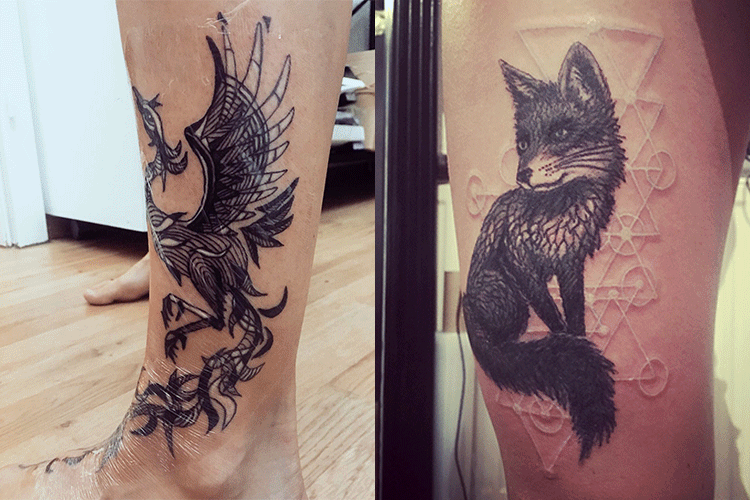 #pheonix #ancletattoo #phoenixtattoo #phönix #whitetattoo #fox #foxtattoo #white#leipzigtattoo #tattooleipzig #bodyart #conceptualbodyart #tattoo #annegeorgius #corpusdelicti #arte.corpus.delicti