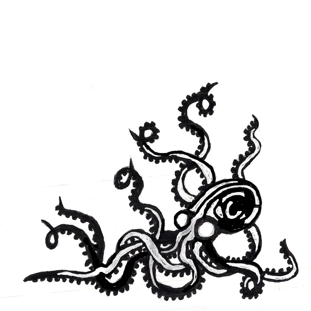 #octopus #grafik #sketch #leipzigtattoo #tattooleipzig #bodyart #conceptualbodyart #tattoo #annegeorgius #corpusdelicti #arte.corpus.delicti