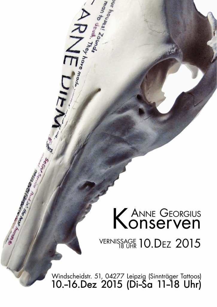 #einzelausstellung #konserven #sinnträger #tattoo #leipzig #medienkunst #installation #präparate #methylsalizylat #fische #fledermaus #kohlmeise #wildschwein #skull #alufolie #aluminiumfolienabdrücke #facebook #comment #spine #rehbock #cranium #apperzeption #konservierung #octopus #pelz #pelzkragen